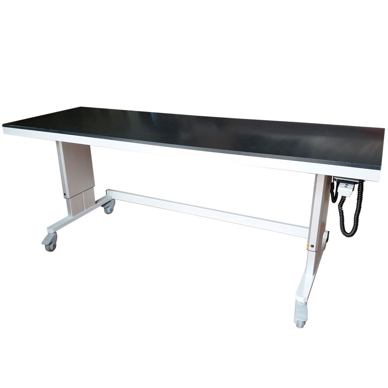 Table radiotransparente mobile à hauteur variable teamalex medical