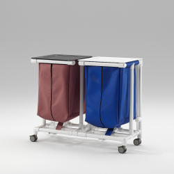 Chariot à linge sale à...