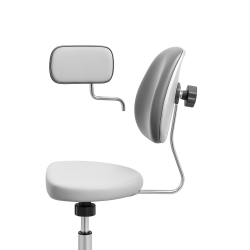 Dossier réglable pour tabouret