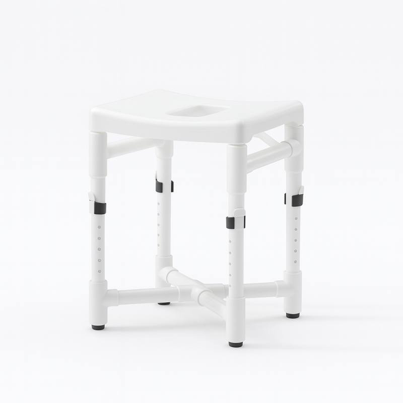 Tabouret de douche réglable en hauteur teamalex medical