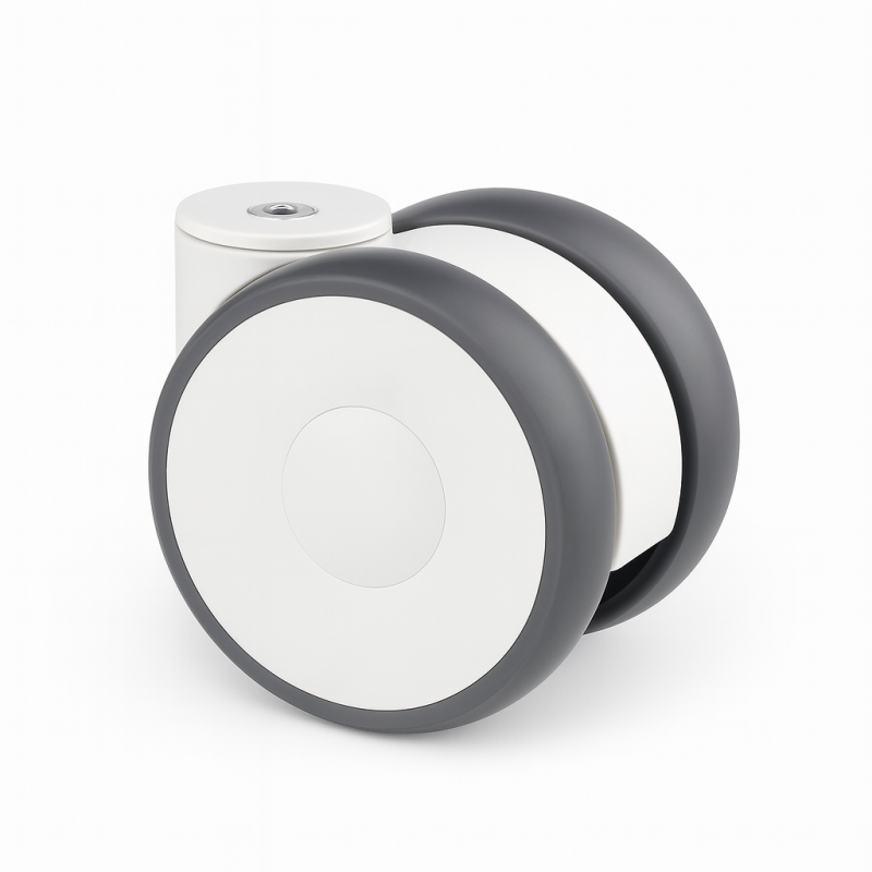 4 roulettes diamètre 125 avec freins teamalex