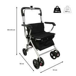 dimensions Chariot de course Neo Baladeo teamalex medical