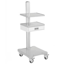 Chariot informatique mobile 1 tiroir et 1 tablette teamalex medical 5311