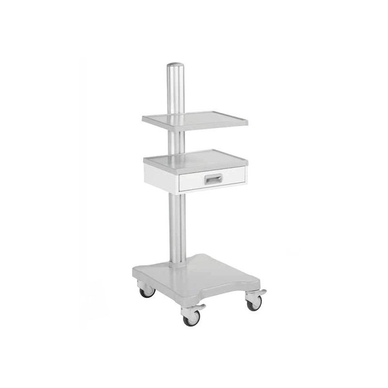 Chariot informatique mobile 1 tiroir et 1 tablette teamalex medical 5311