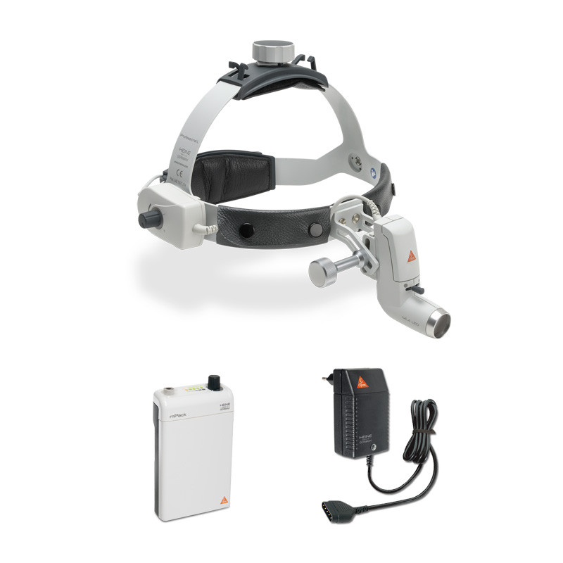 ML4 LED HeadLight avec mPack et transformateur à fiche Heine teamalex medical