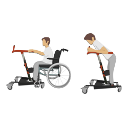 DINO Verticalisateur Guidon de transfert déplaçant teamalex utilisation