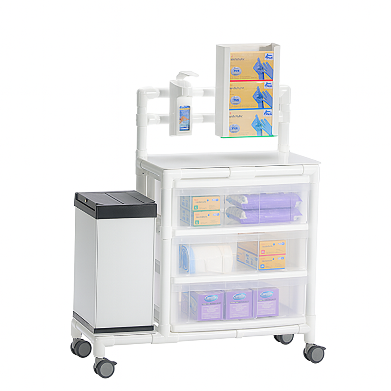 Chariot d'hygiène et de soins teamalex medical