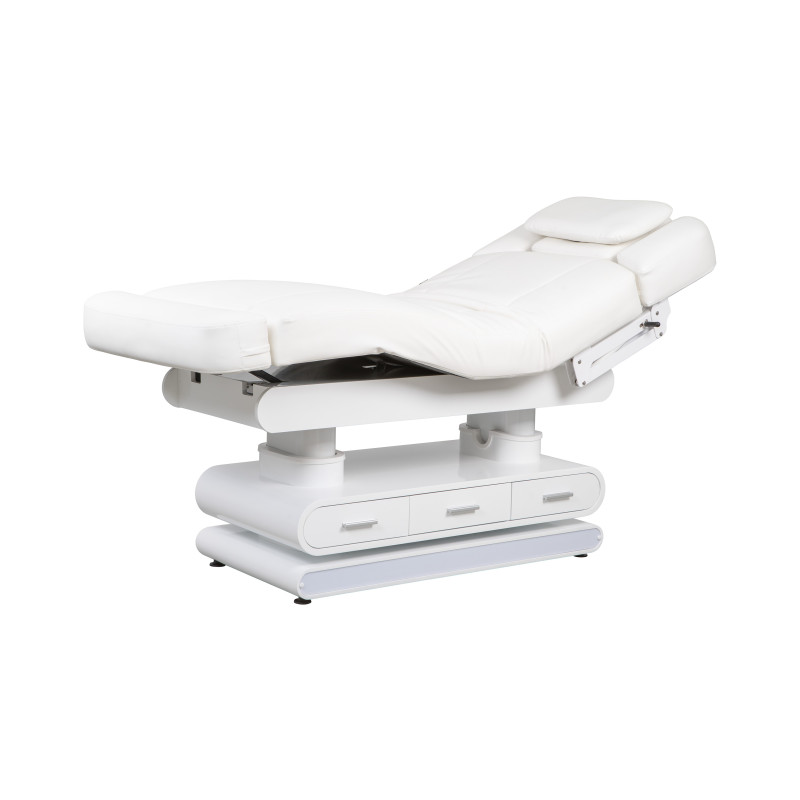 Table de spa chauffante 4 moteurs blanc teamalex medical