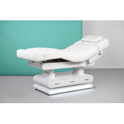 Table de spa chauffante 4 moteurs blanc teamalex medical