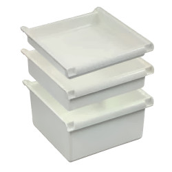 Tiroir avec glissières pour guéridon 400x400 teamalex medical