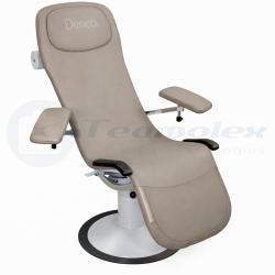 Fauteuil de prélèvement sanguin sur socle Dénéo Promotal platine Teamalex