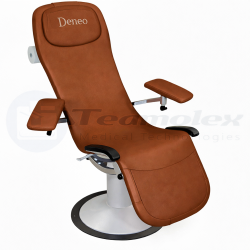 Fauteuil de prélèvement sanguin sur socle Dénéo Promotal Teamalex Camel