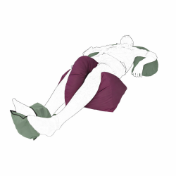 Coussin demi-lune microbilles Teamalex