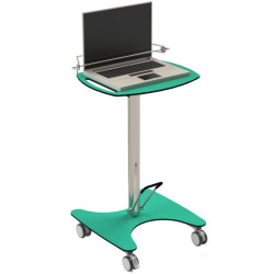 Chariot informatique médical hauteur réglable hydraulique Teamalex