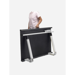 Plateforme de pesée Hoedic avec main courante – Balance médicale Charder replié teamalex