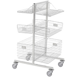 Chariot de stérilisation double face inox Tourinox Teamalex Medical