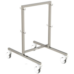 Chariot de stérilisation double face inox Tourinox Teamalex Medical