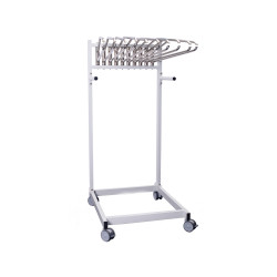 Support mobile pour tabliers plombés – porte tabliers radioprotection sur roulettes Teamalex Medical