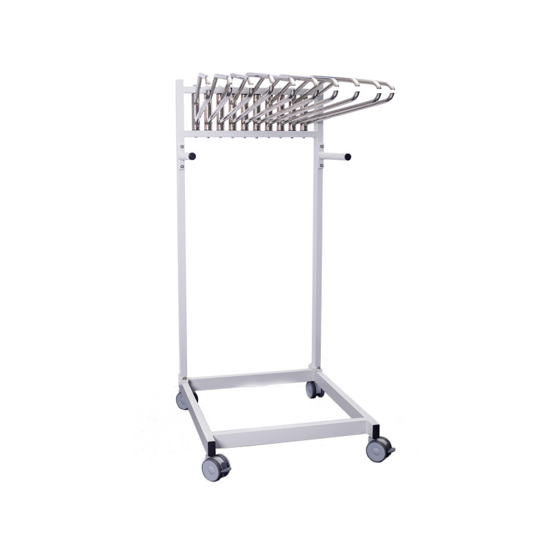 Support mobile pour tabliers plombés – porte tabliers radioprotection sur roulettes Teamalex Medical