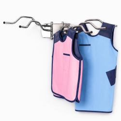 Support mural pour 6 tabliers plombés radioprotection Teamalex Medical