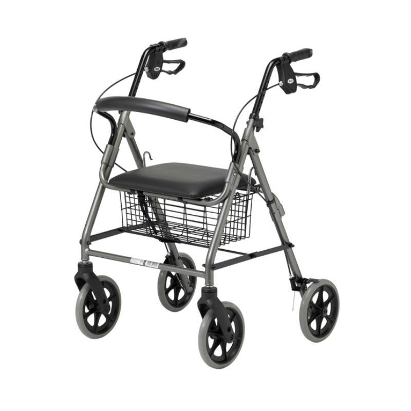 Déambulateur 4 roues large avec panier Days Teamalex Medical