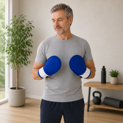Moufles médicales de protection rigides en coton Teamalex