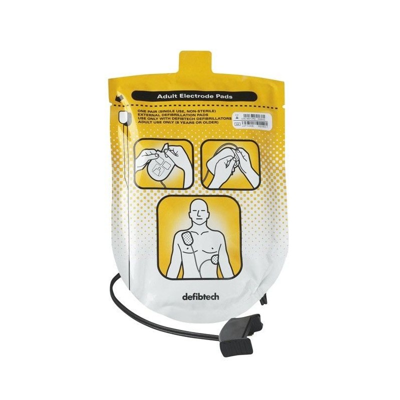 PAIRE D'ÉLECTRODES ADULTE DEFIBTECH PAIRE D'ÉLECTRODES ADULTE DEFIBTECH