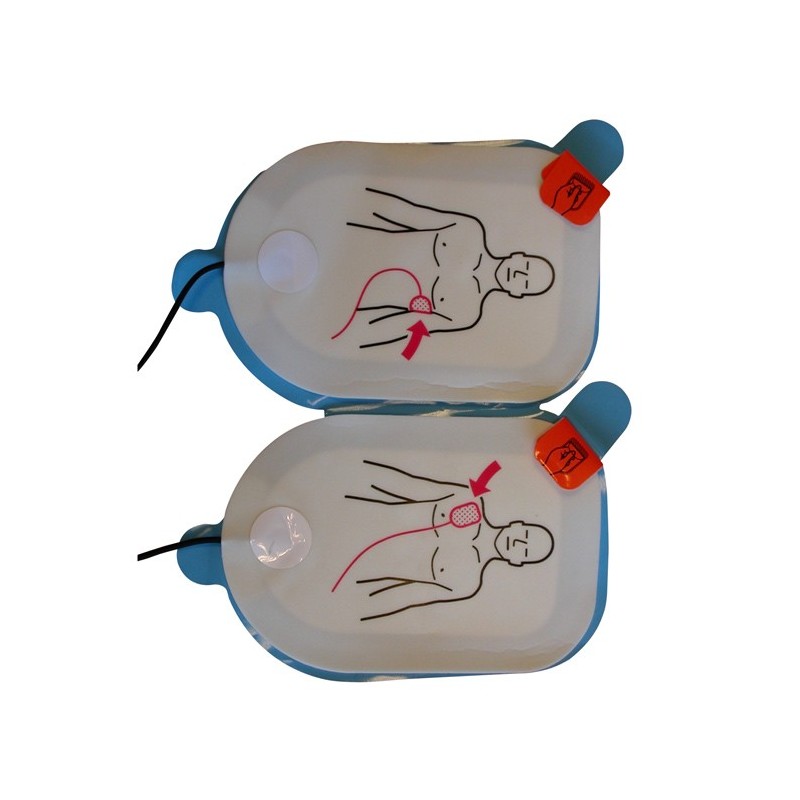 PAIRE D'ÉLECTRODES ENFANT POUR DÉFIBRILLATEUR DE FORMATION DEFIBTECH