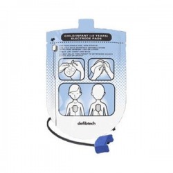 PAIRE D'ÉLECTRODES ENFANT POUR DÉFIBRILLATEUR DE FORMATION DEFIBTECH