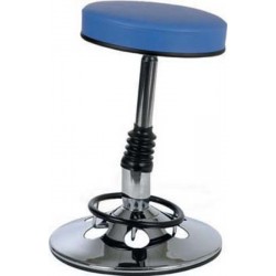 TABOURET OSCILLANT SUR SOCLE COMMANDE AU PIED