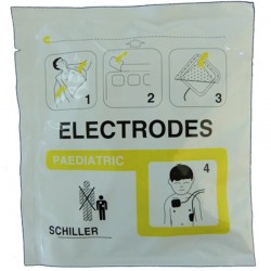 Electrodes collables enfant pour FRED Easy Schiller Teamalex Medical