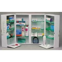 Armoire médicale à pharmacie 2 portes ouvertes teamalex