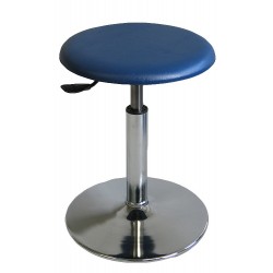 Tabouret médical sur socle assise vinyle