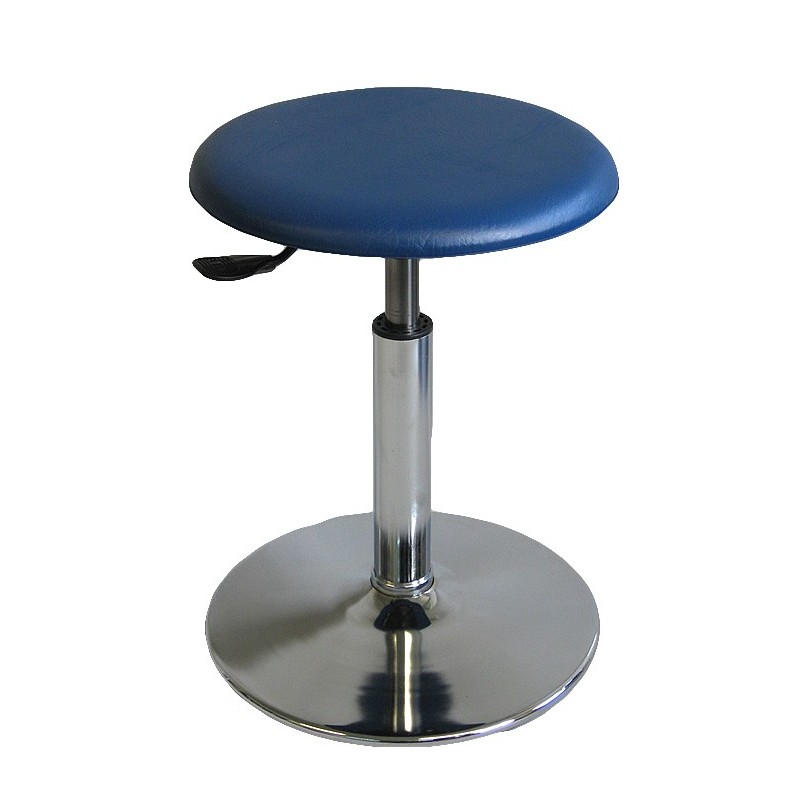 Tabouret médical sur socle assise vinyle