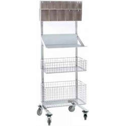 Chariot de stérilisation simple face avec rack Teamalex Medical
