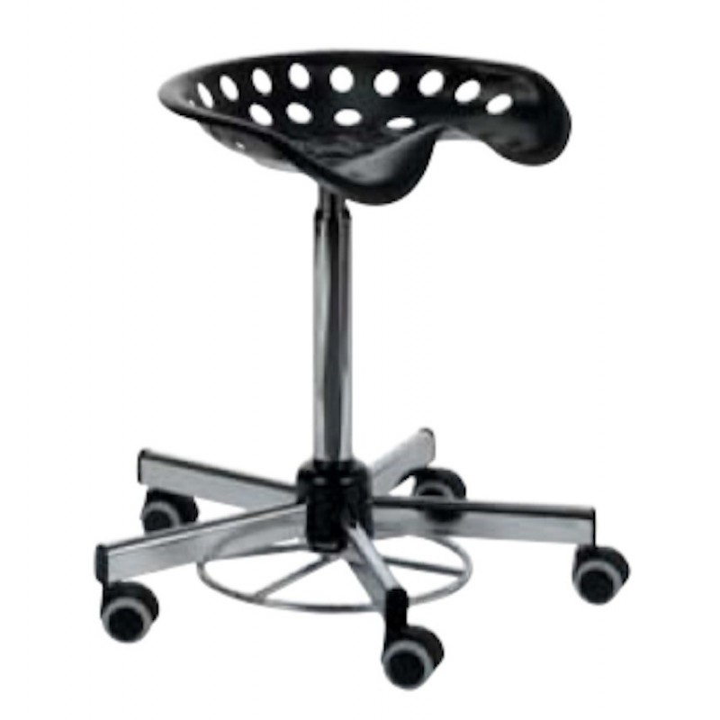 Tabouret design réglable au pied pour mains stériles Tabouret design réglable au pied pour mains stériles