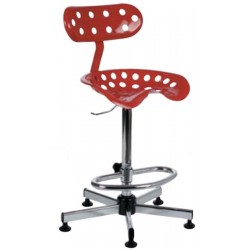 Tabouret design commande manuelle repose pieds